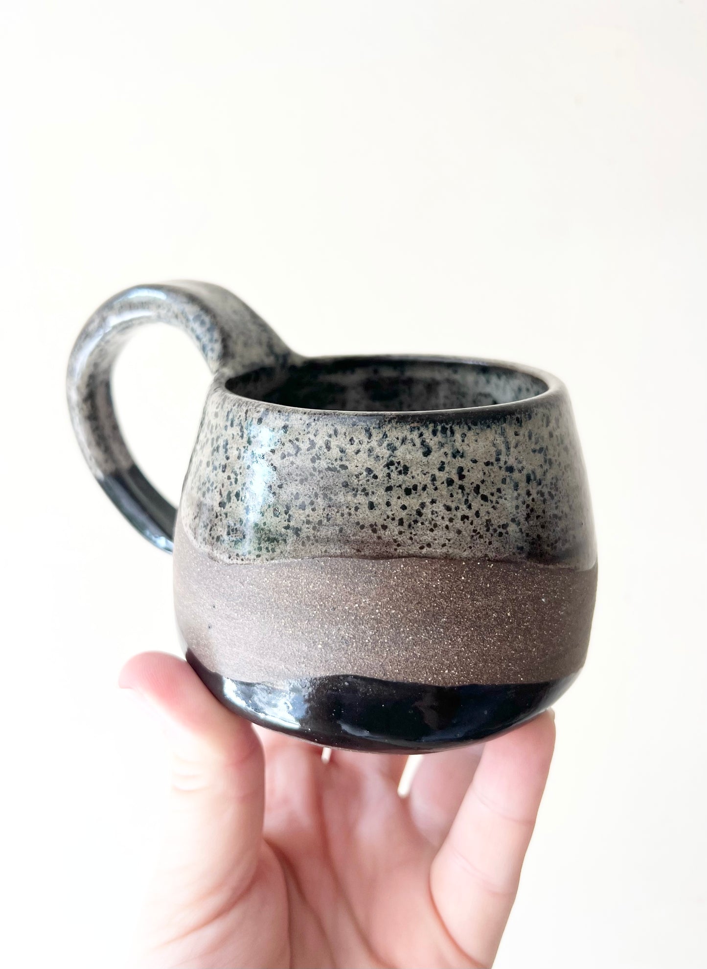 Midnight Speckled Dark Clay Mug