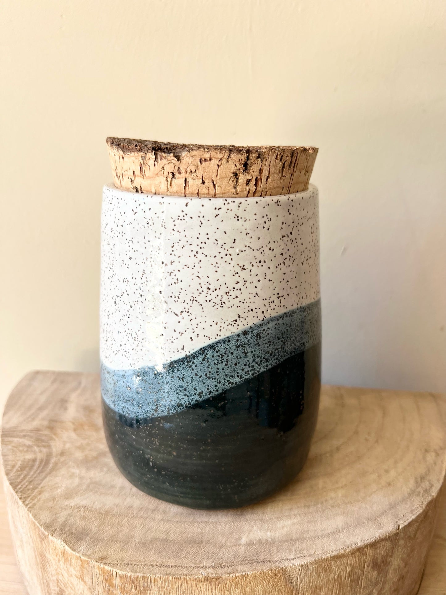 Wave Corked Canister