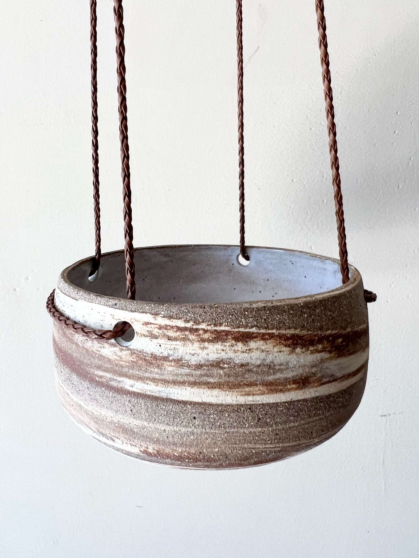 Marbled Clay Hanging Planter
