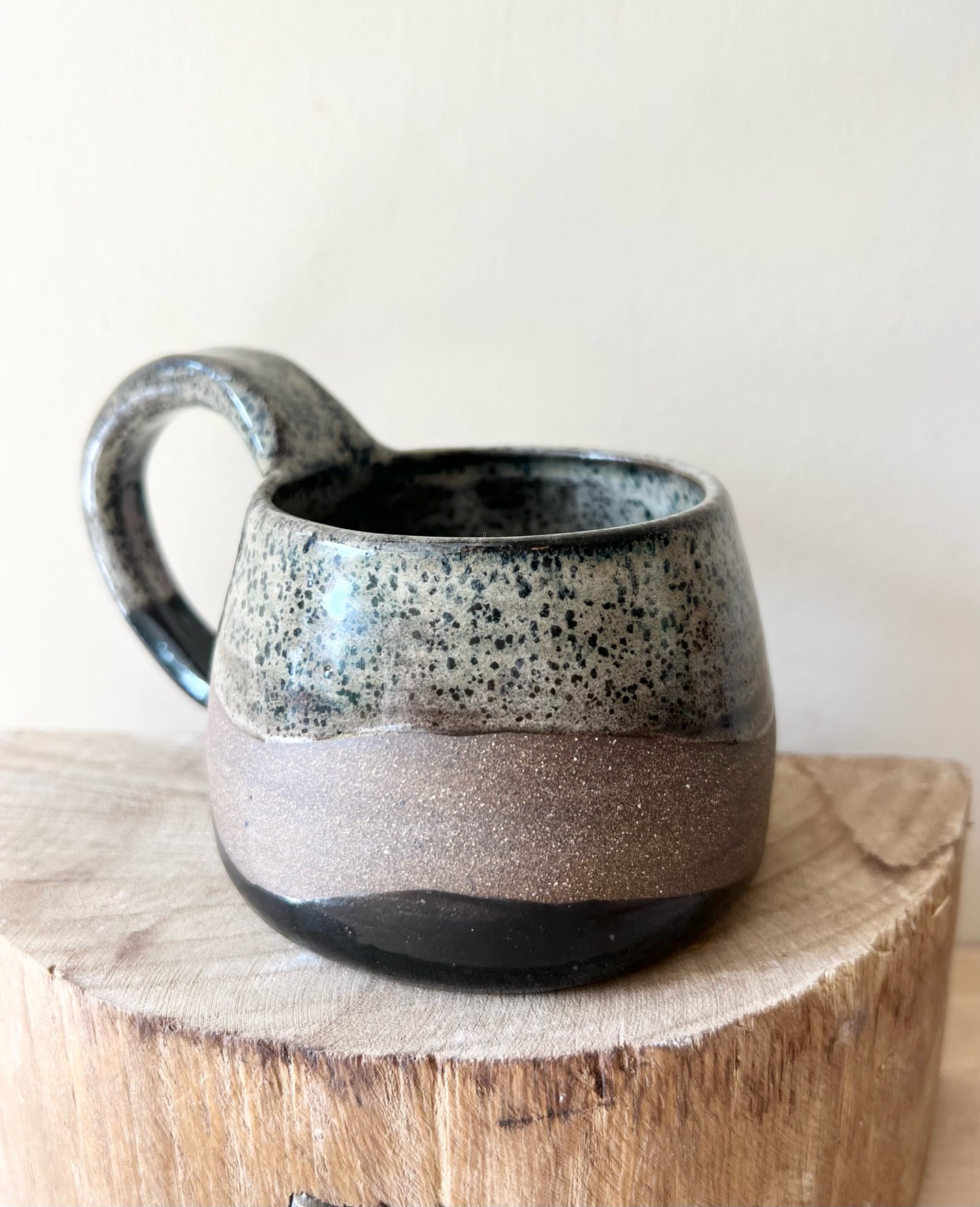 Midnight Speckled Dark Clay Mug