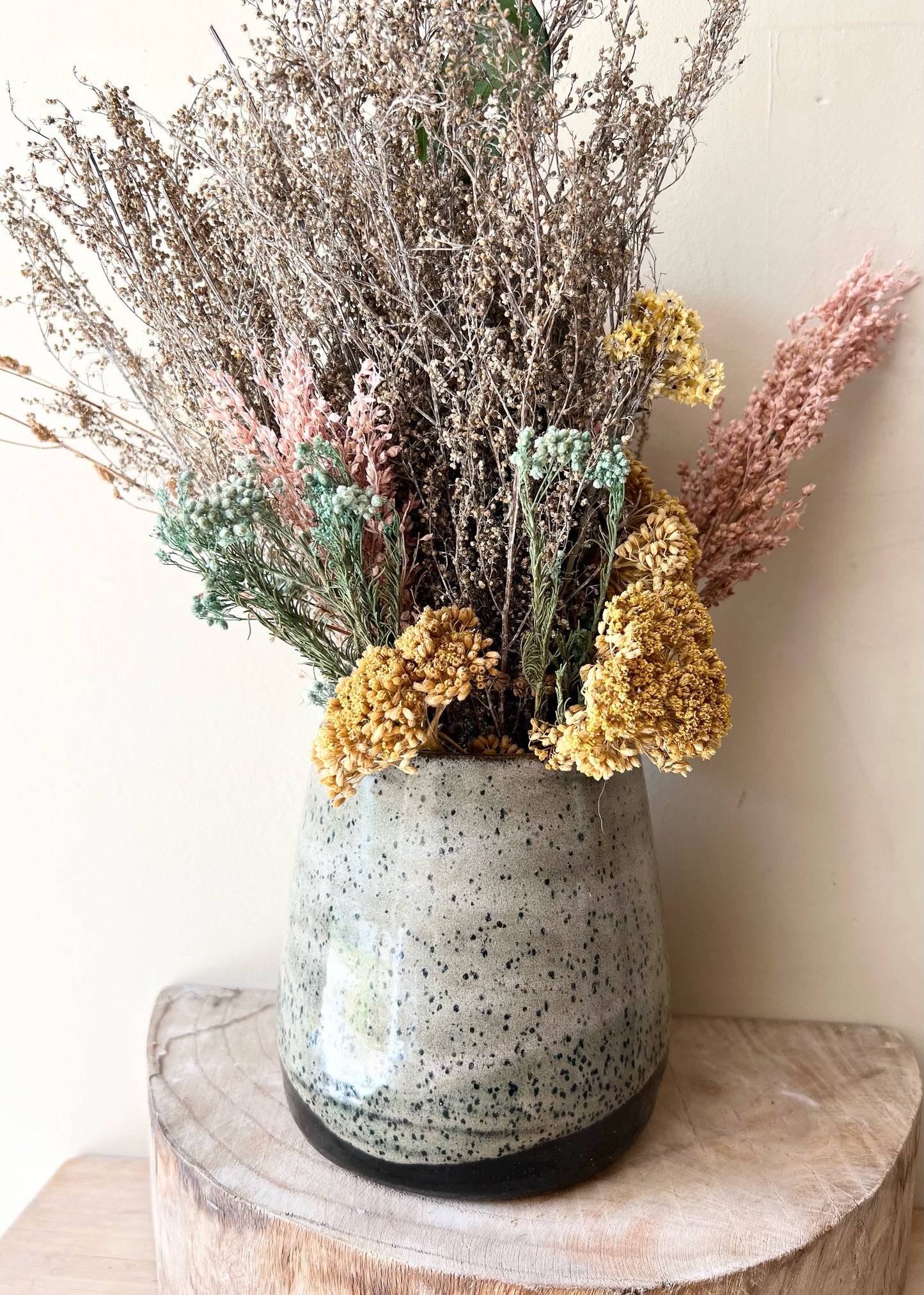 Midnight Speckled Vase