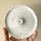 White Speckled Incense Holder