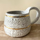 White Gold Classic Carved Mug