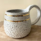 White Gold Half Carved Mug
