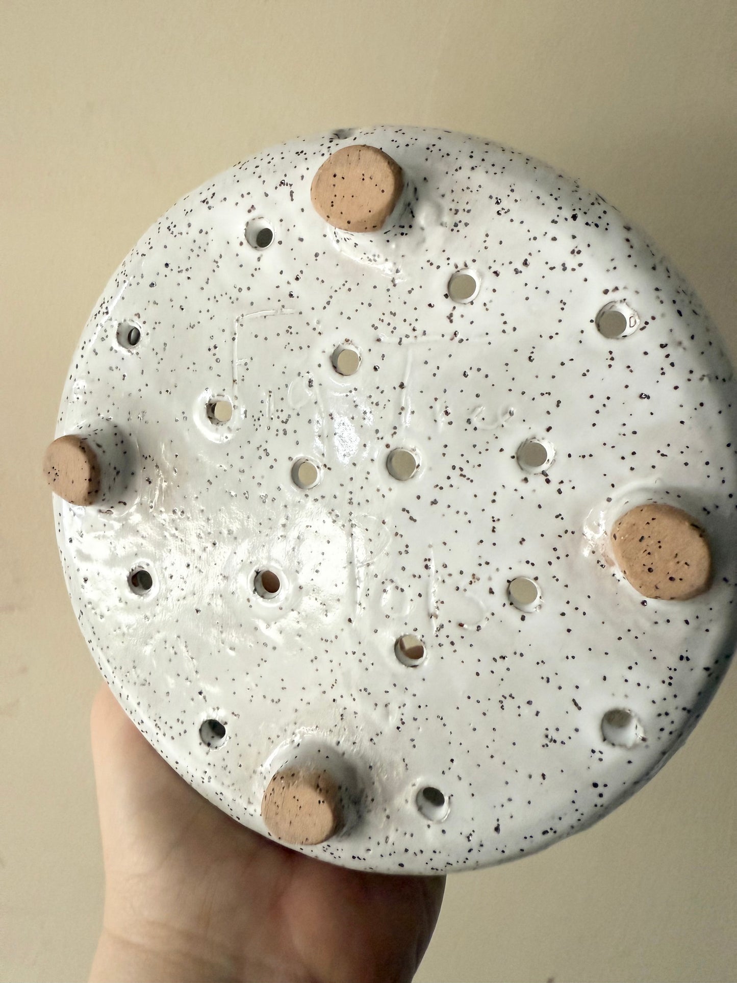 White Speckled Berry Bowl