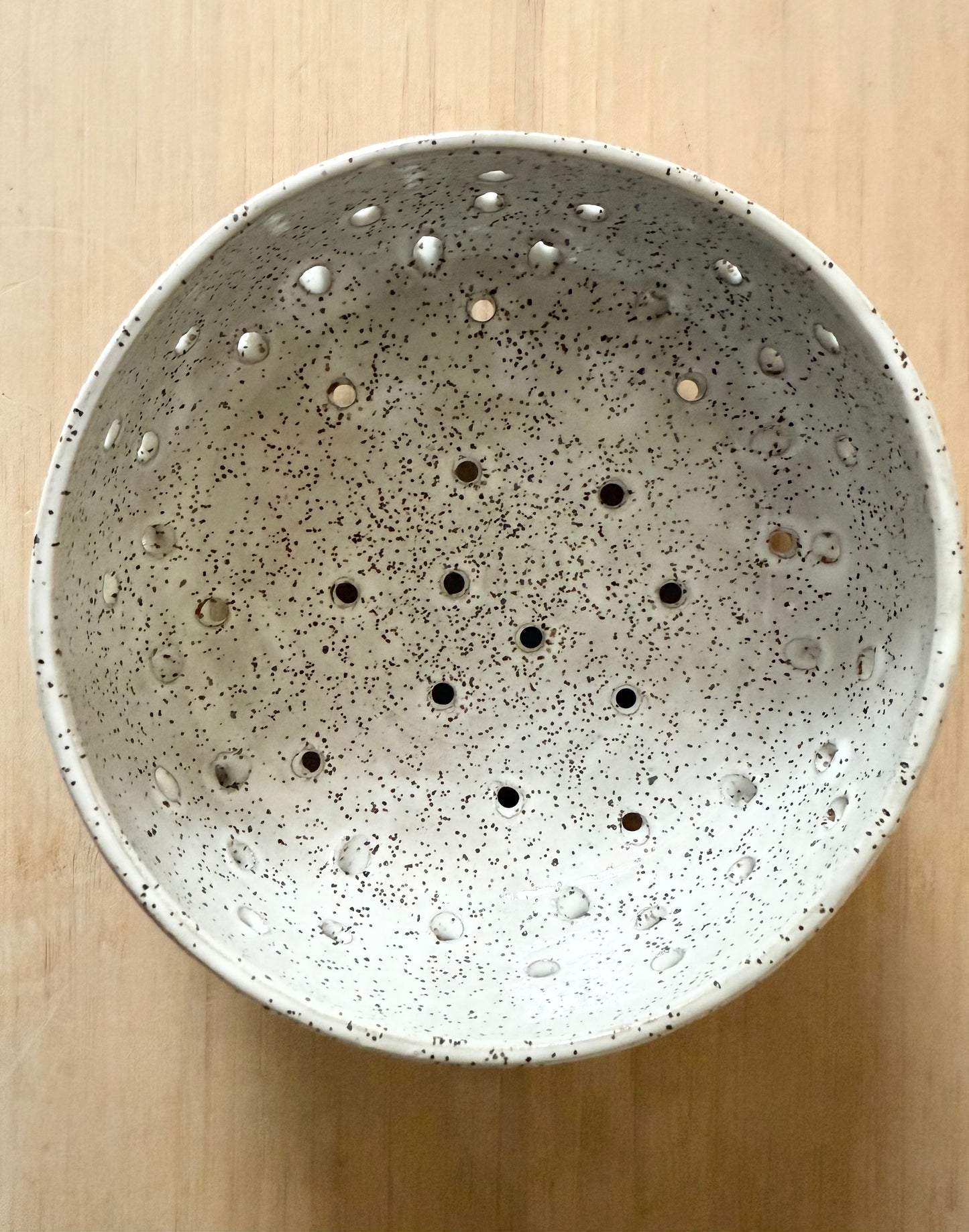 White Speckled Berry Bowl