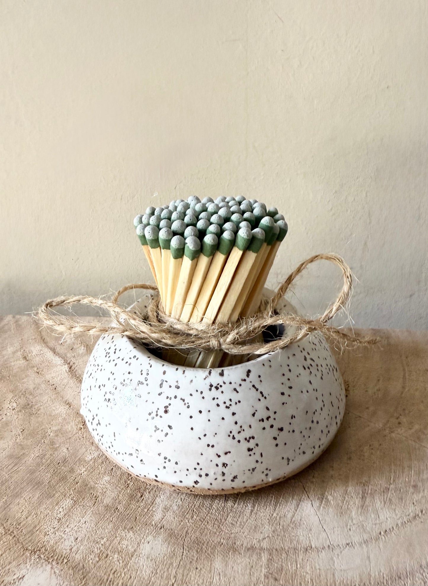 White Speckled Match Striker