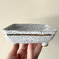 White Gold Speckled Sponge Dish