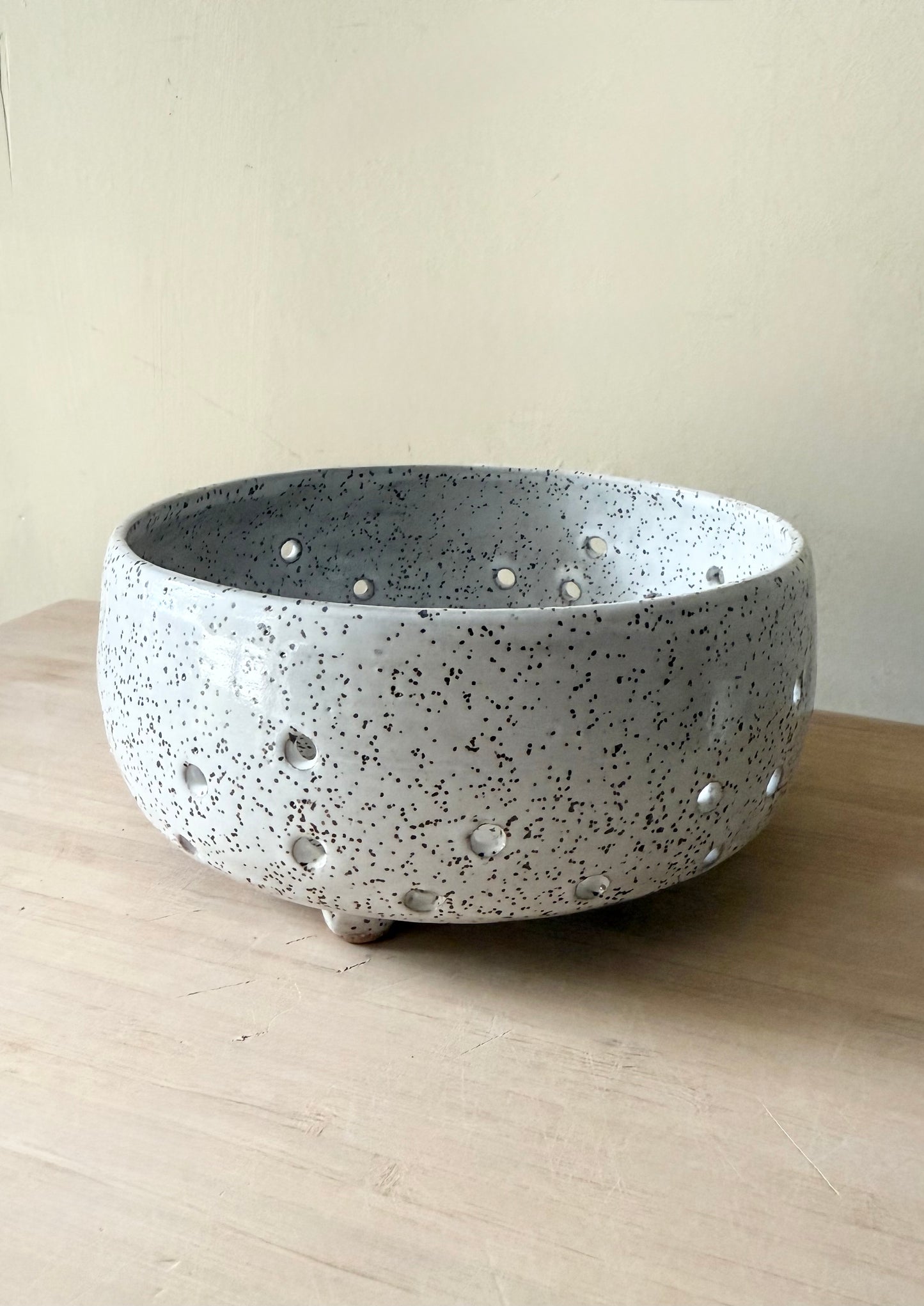 White Speckled Berry Bowl