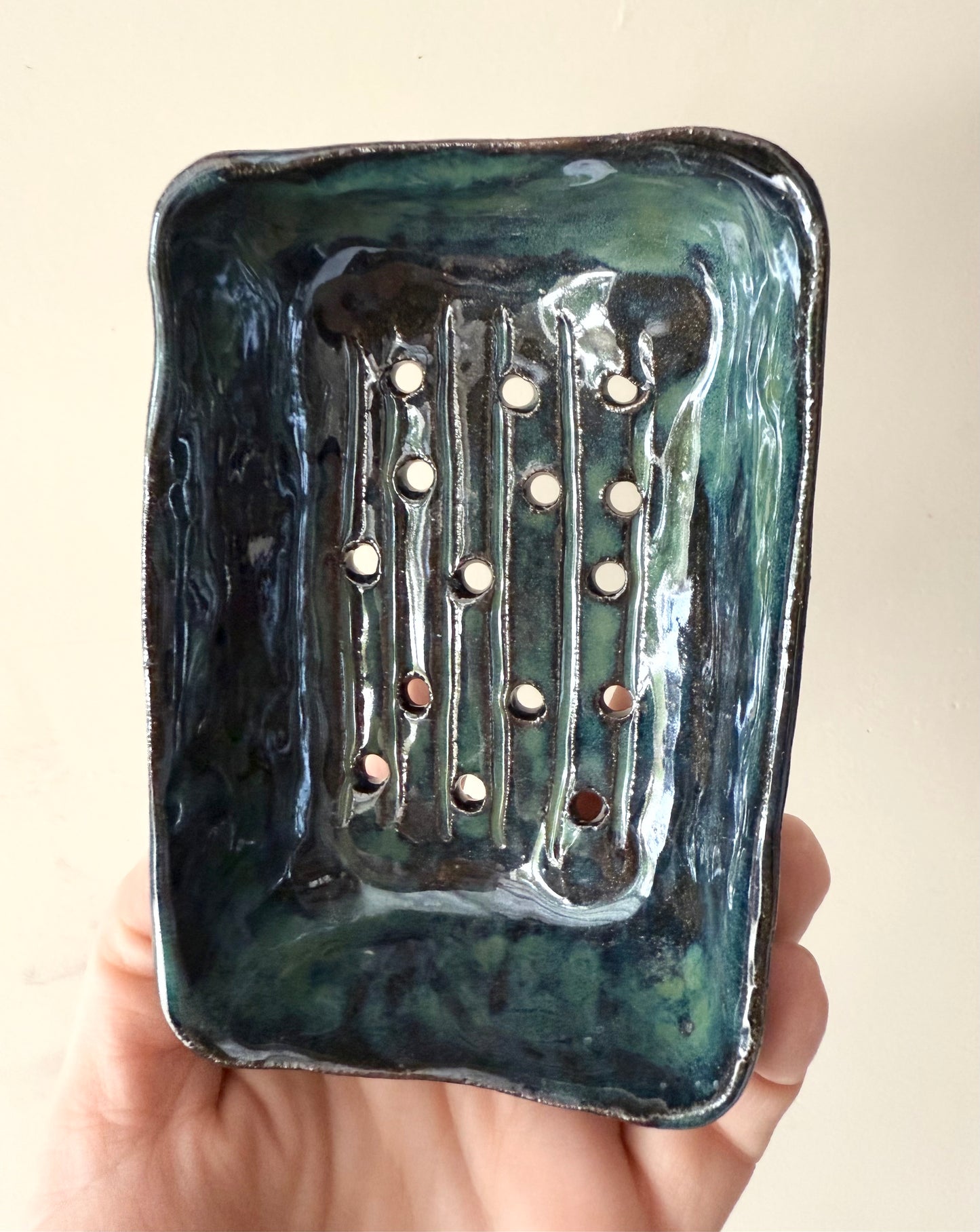 Northern Lights Sponge Dish