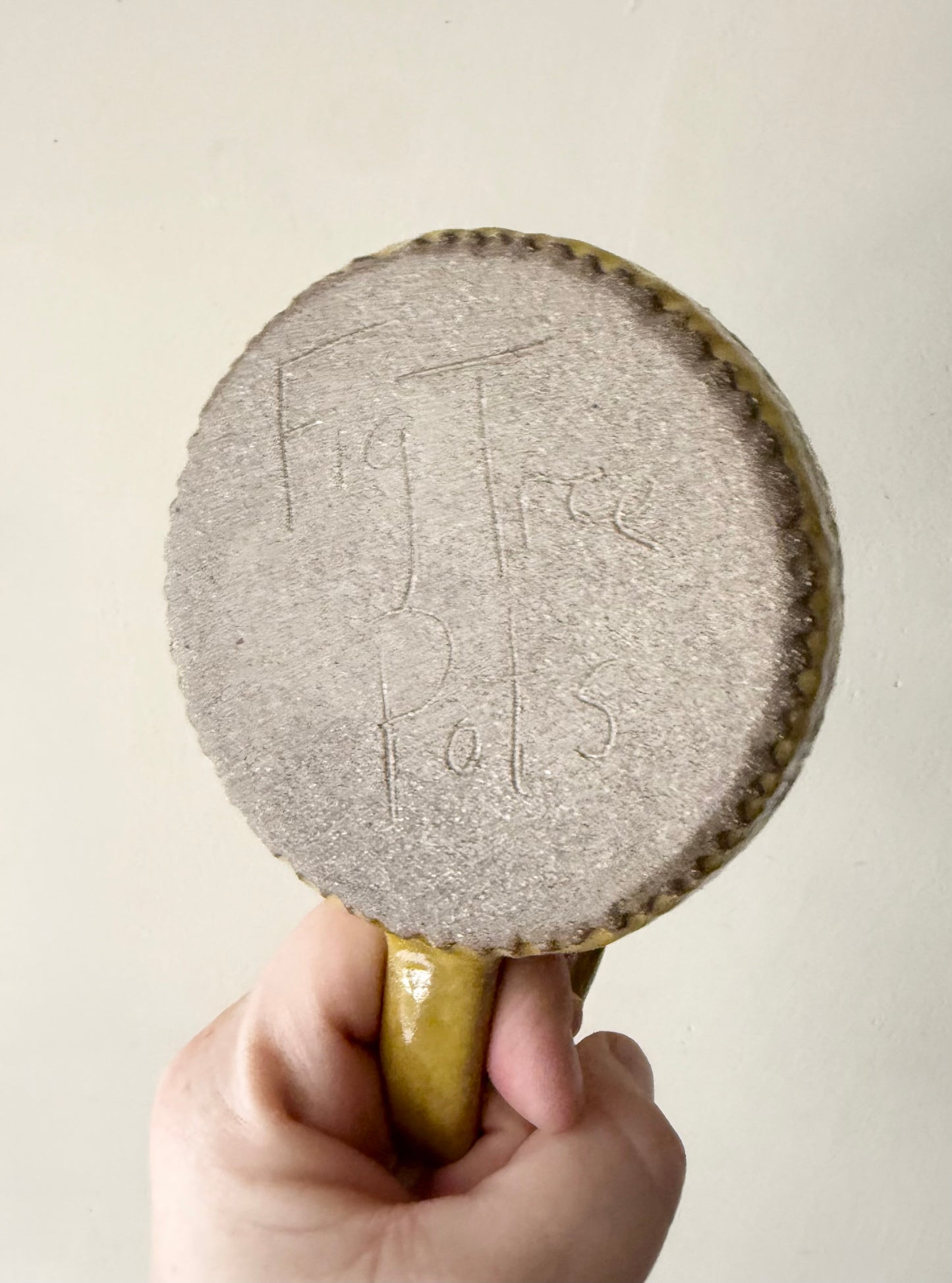 Mustard Half Carved Mug