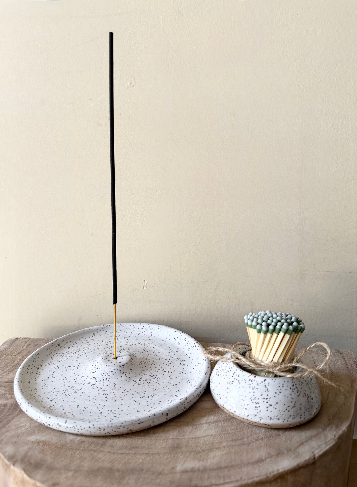 White Speckled Match Striker