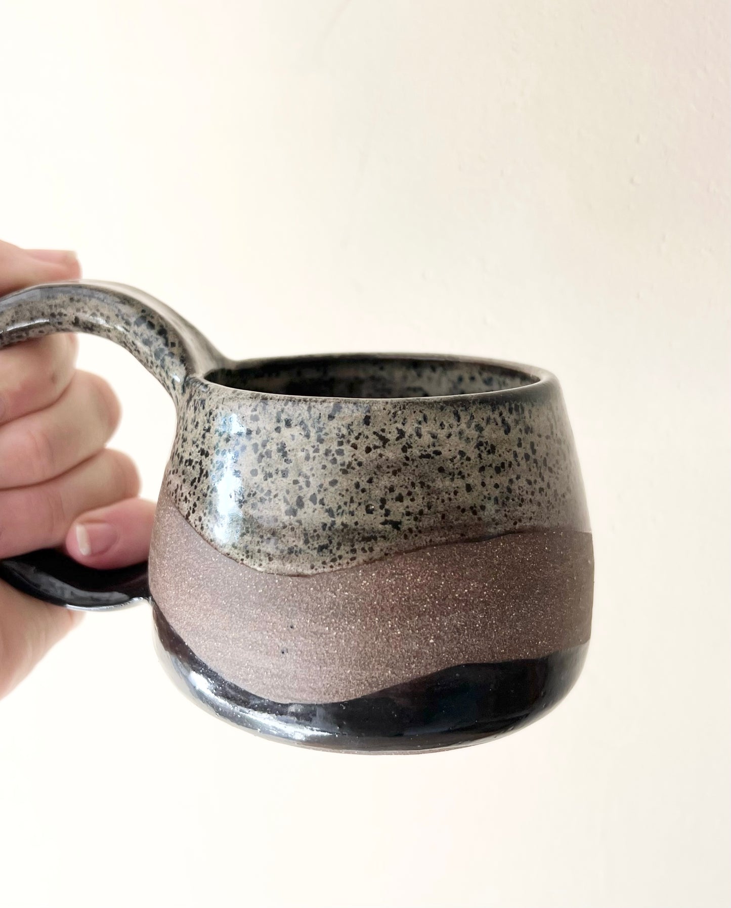Midnight Speckled Dark Clay Mug