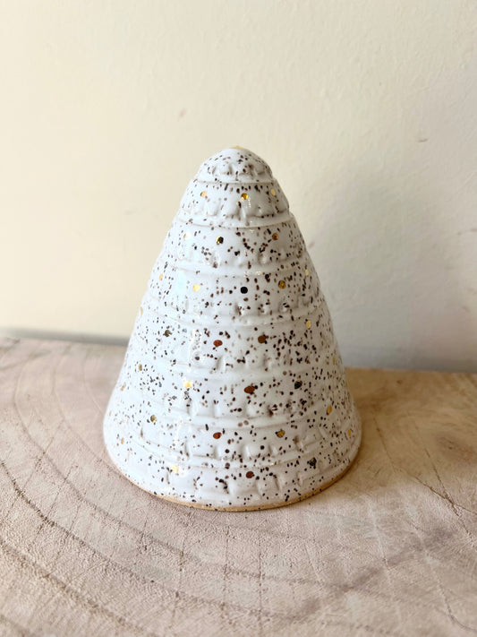 Gold Speckled Christmas Tree (4.5 inches)