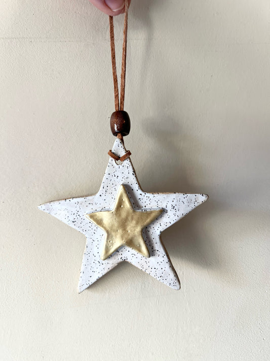 Gold Star Ornament