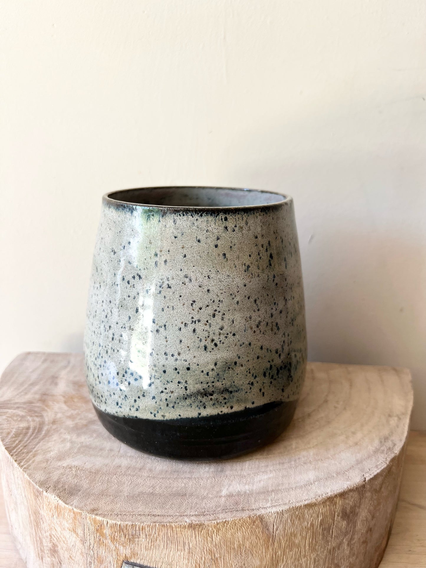 Midnight Speckled Vase