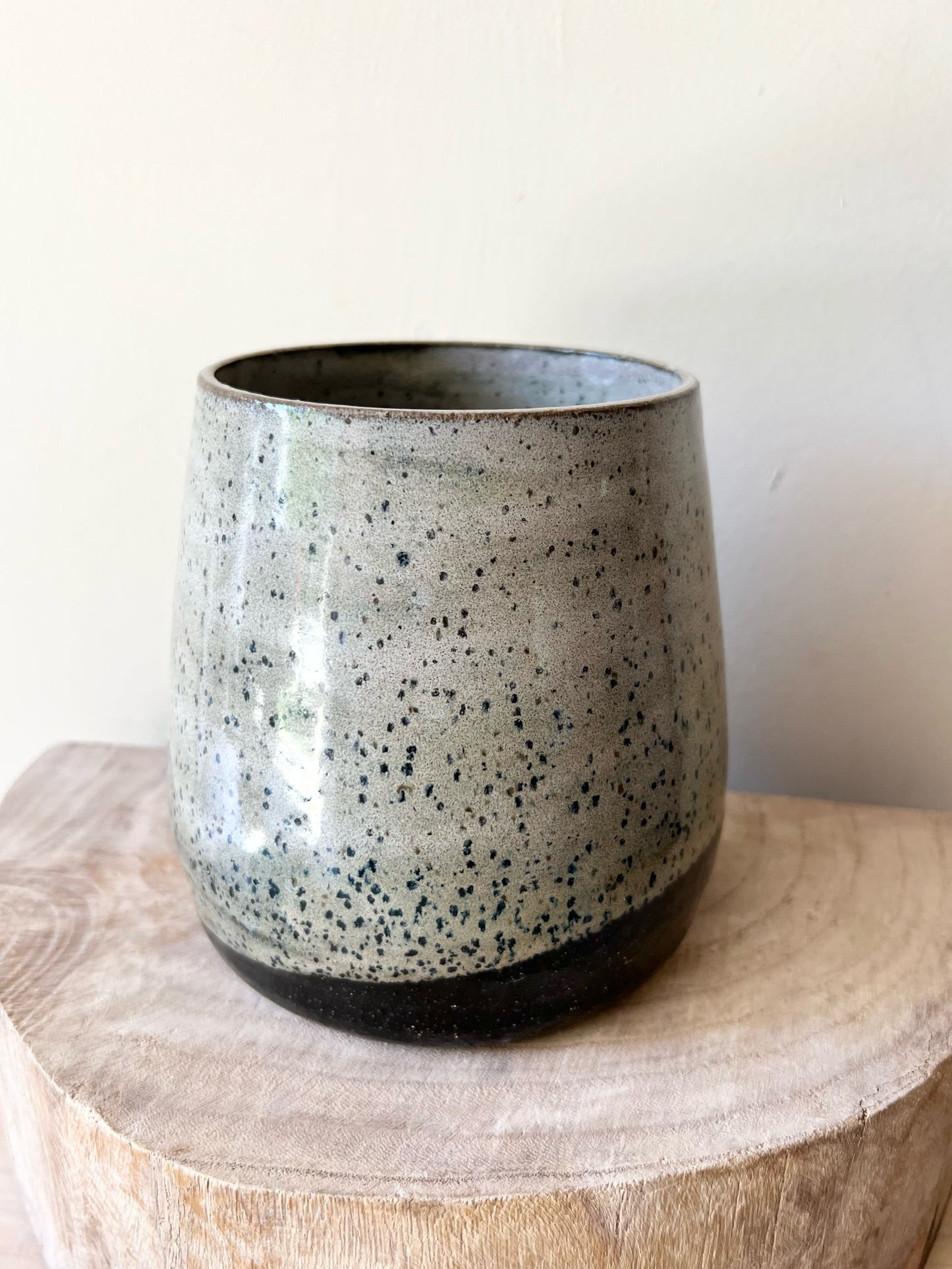 Midnight Speckled Vase
