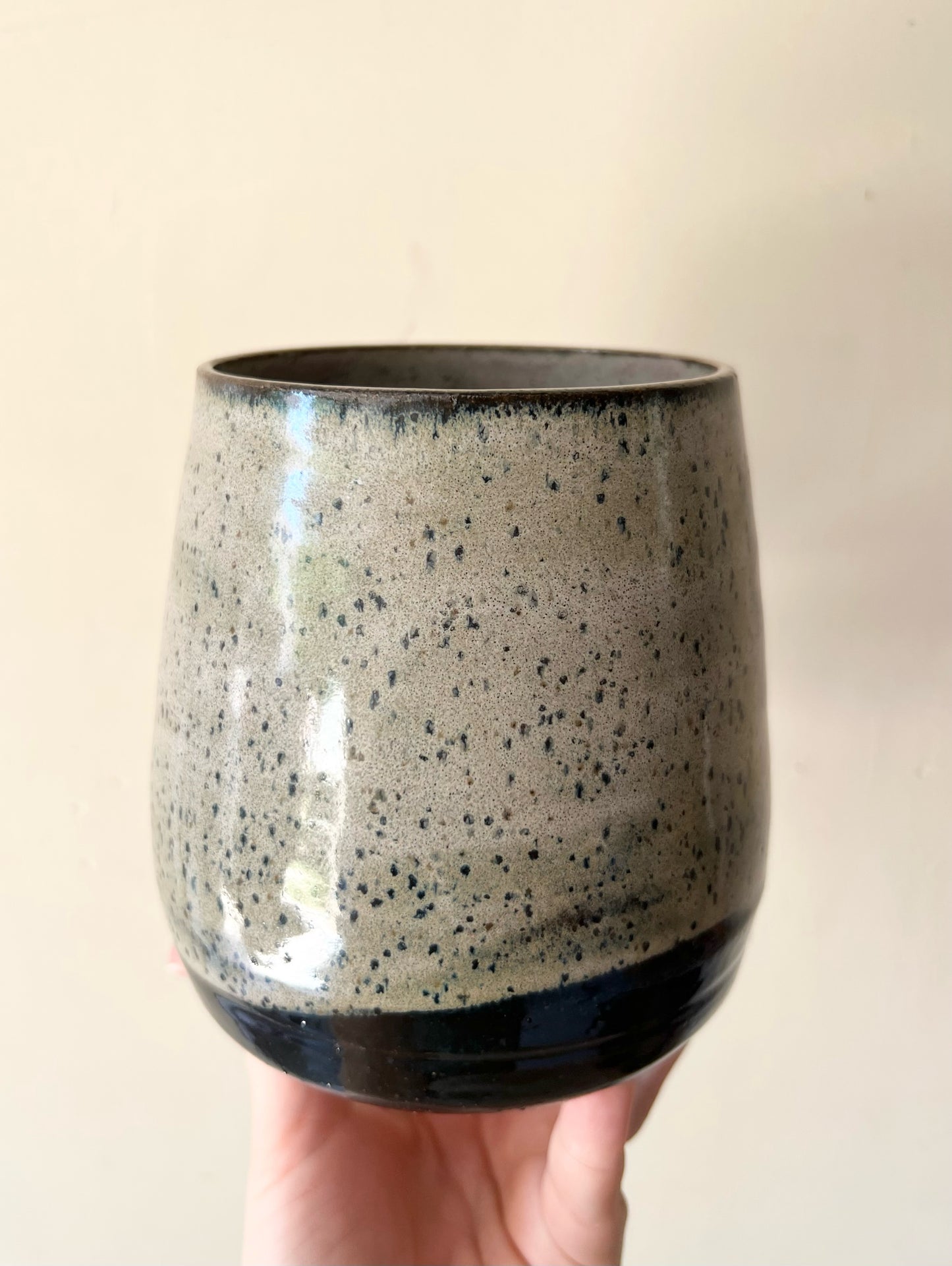 Midnight Speckled Vase