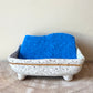 White Gold Speckled Sponge Dish