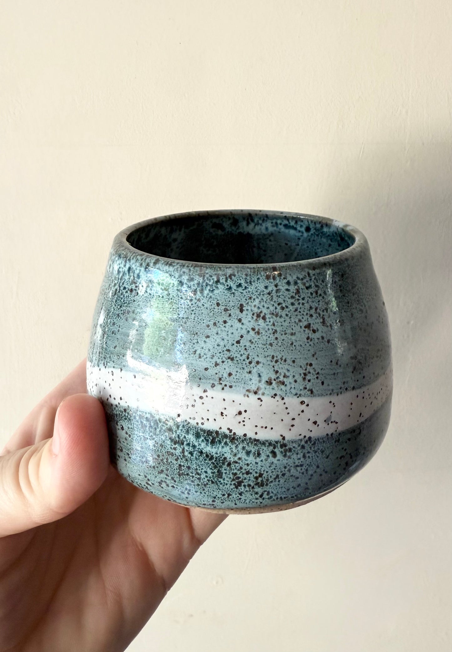 Speckled Moss Striped Cup