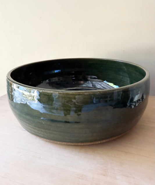 Green Serving Bowl