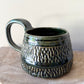 Green Classic Carved Mug