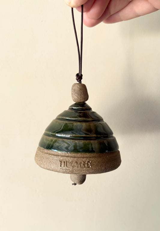 Green Bell Ornament