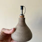 Bare Black Clay Oil Dispenser